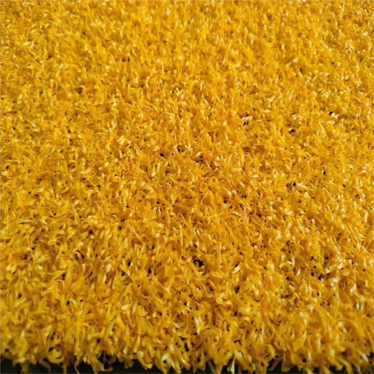 yellow curly grass