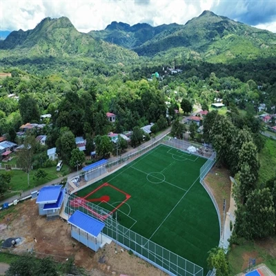 Multišportový trávnik pre vonkajšie futbalové a bejzbalové ihrisko